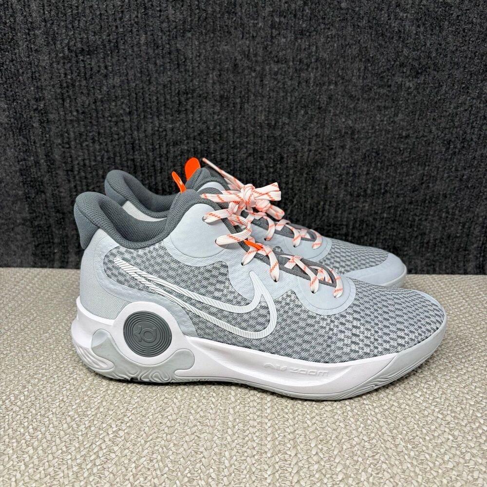 NEW Nike KD Trey 5 IX Pure Platinum Grey Basketball Shoes Menโs 9.5 CW3400-011